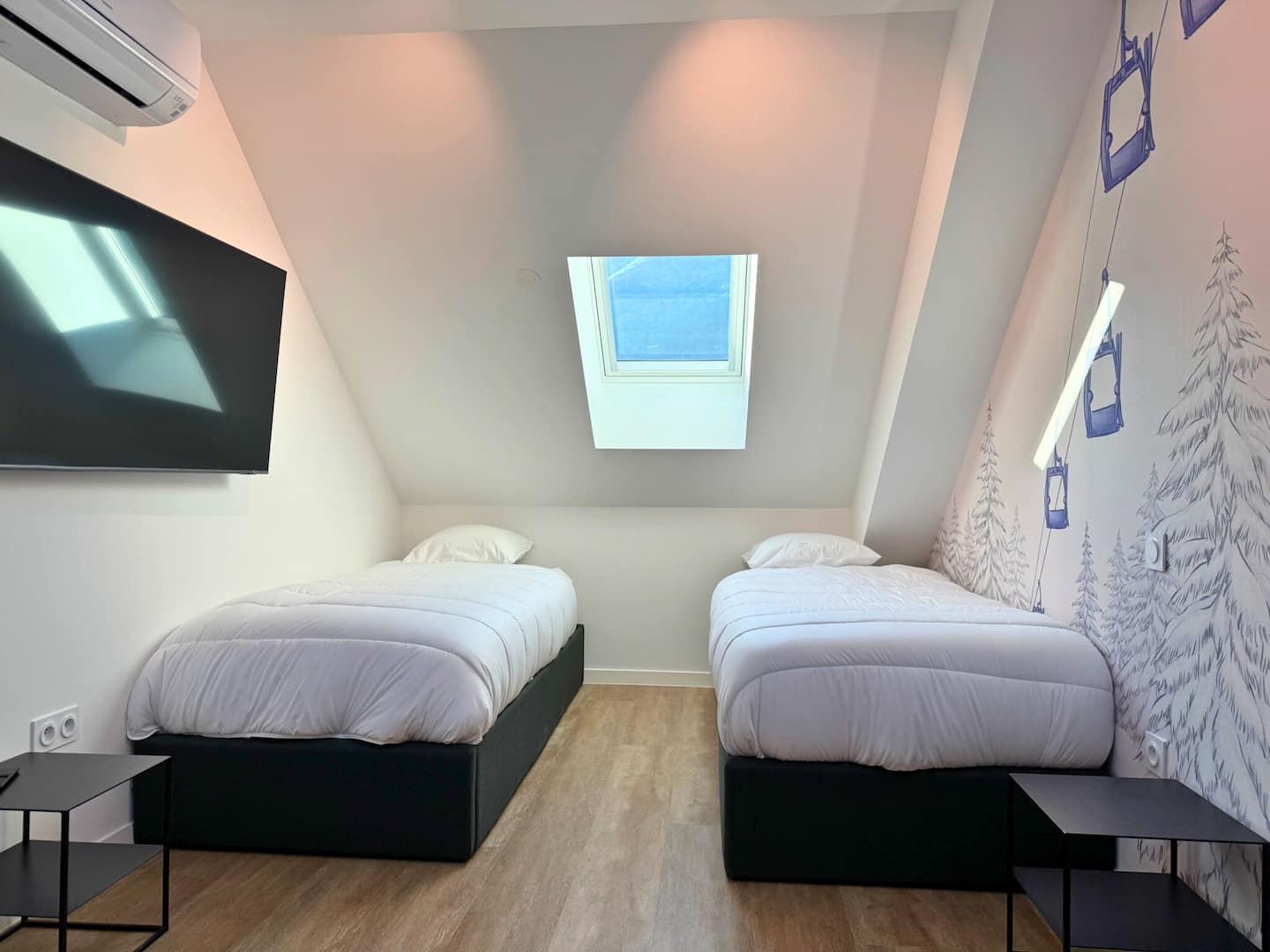 Troisième chambre avec deux lits simples