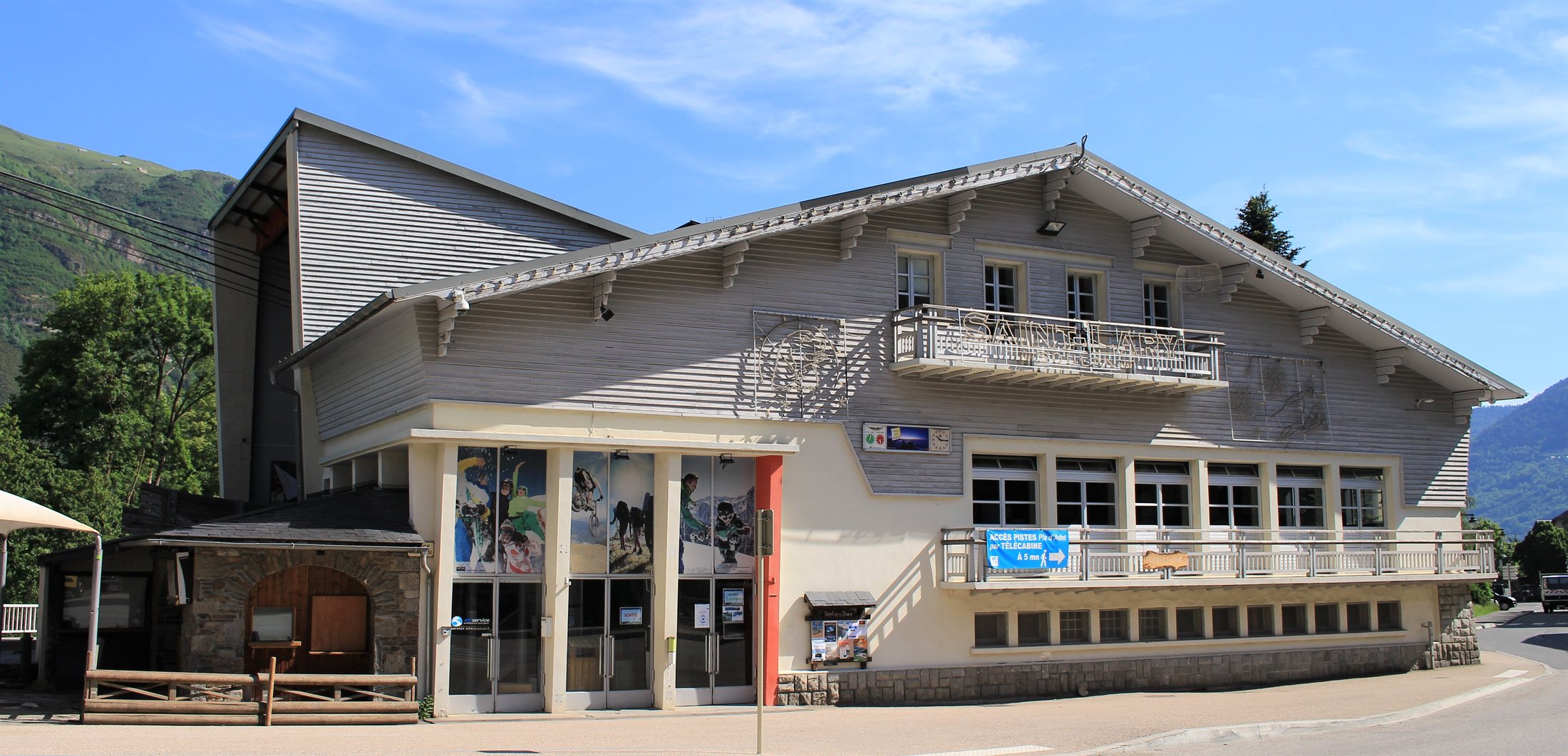 Téléphérique de Saint-Lary au départ du village